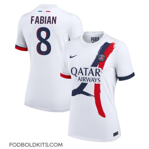 Paris Saint-Germain Fabian Ruiz #8 Udebanetrøje Dame 2024-25 Kortærmet